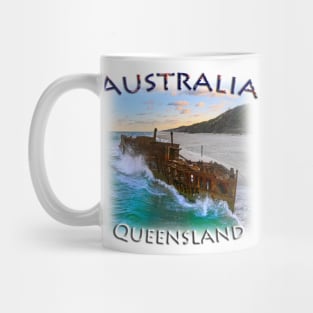 Australia, Queensland - Fraser Island Maheno Mug